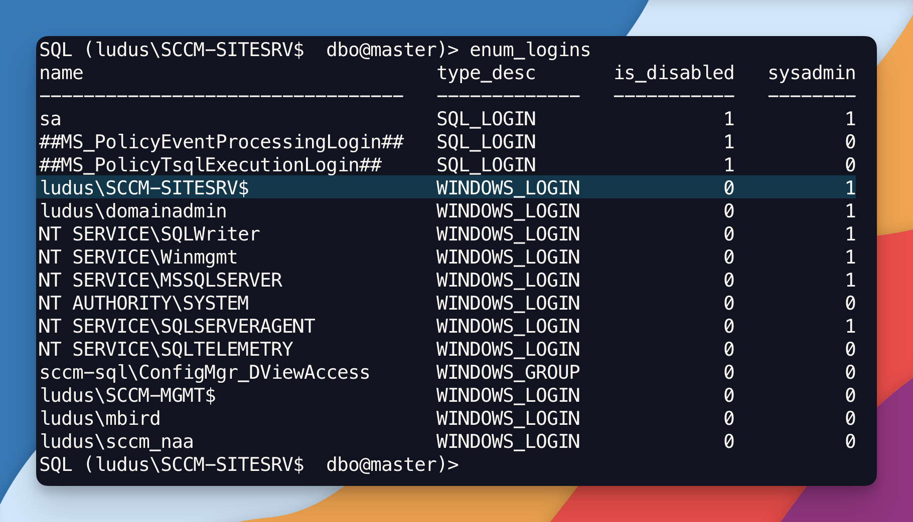 ntlm2mssql4smb-sysAdmin-perm